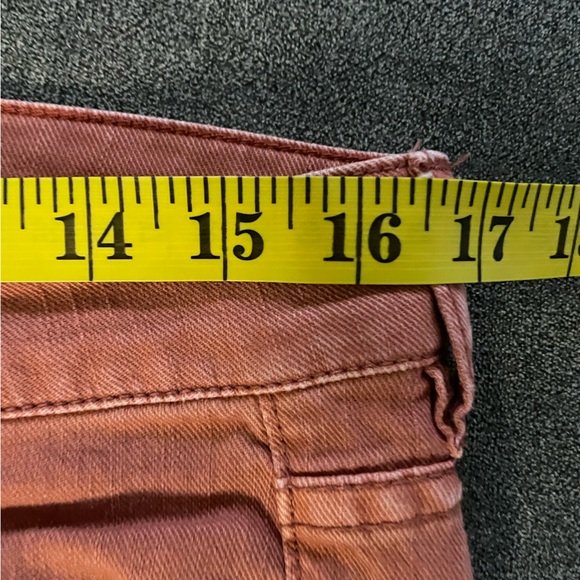 Pilcro and the Letterpress Red Denim STET Skinny Jeans sz 29 - Picture 8 of 9
